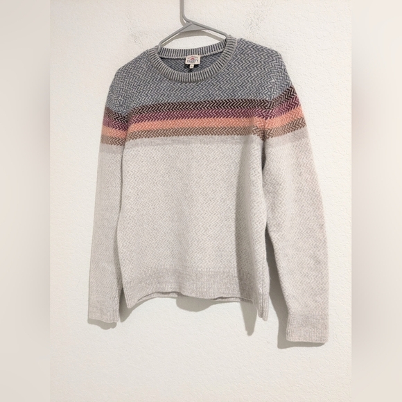 Men's Multicolor Patterned Sweater - Picture 5 of 9